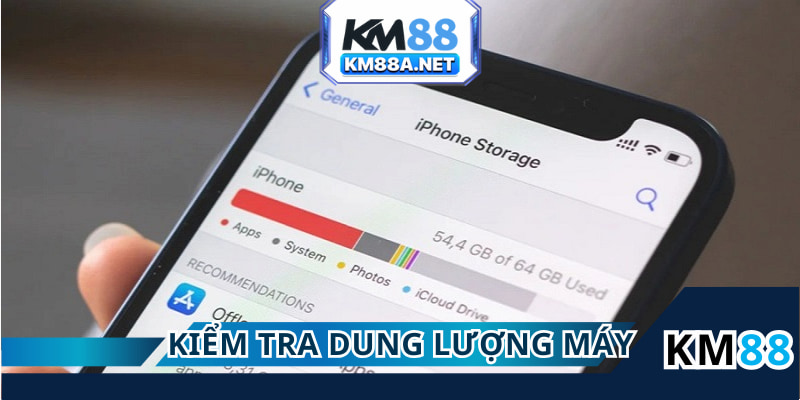Chuẩn bị đủ dung lượng máy điện thoại để download