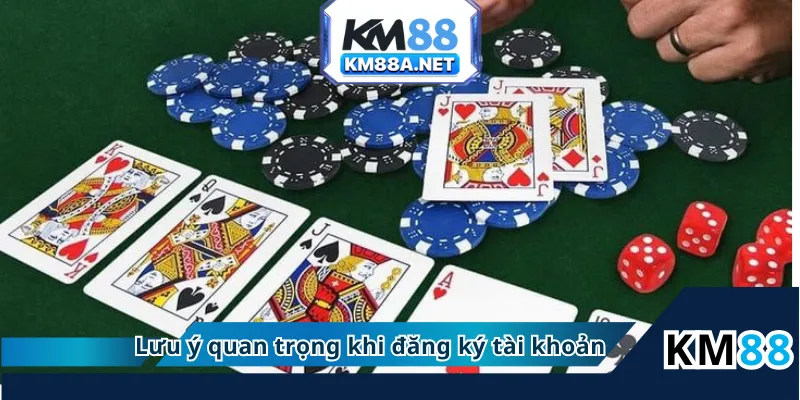 Lưu ý quan trọng khi đăng ký tài khoản